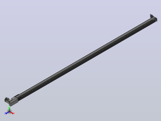皮带直线轴半封闭可选导轨TPA-HNB-65S-90-L3000-MR-Y-P10-N3