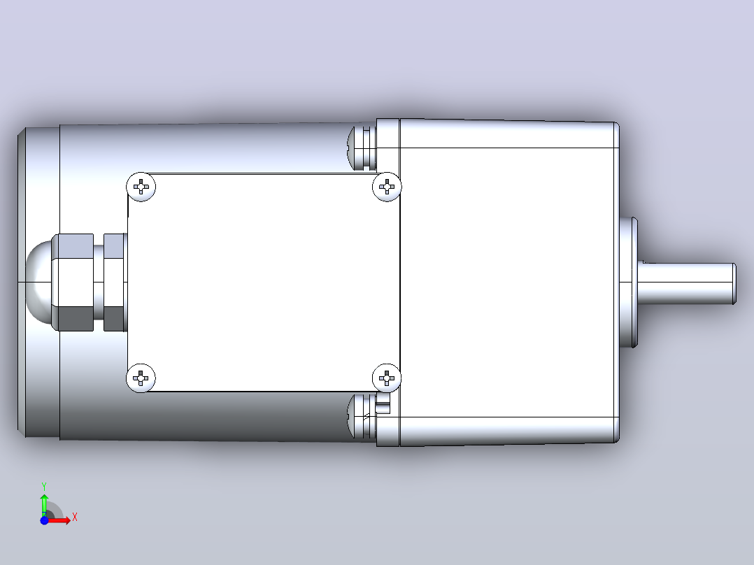 40W90mm感应电动机[5IK40GN-HT-5GN9K]前视图