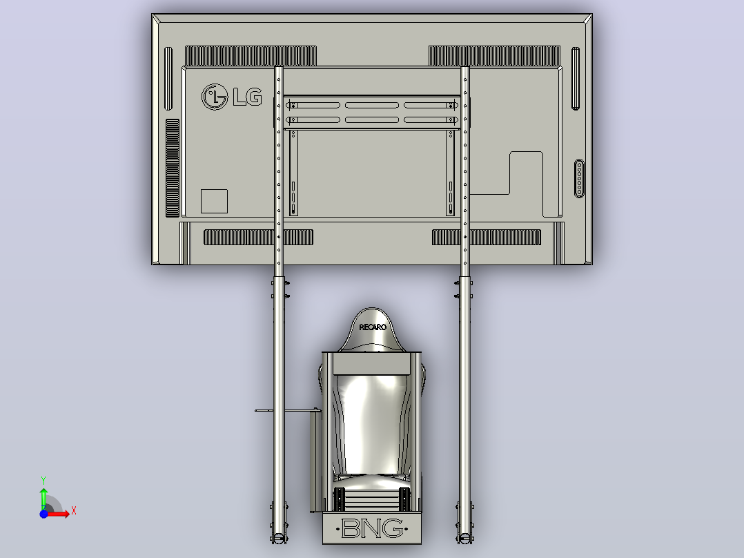 F1游戏模拟器前视图