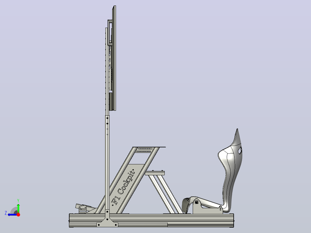 F1游戏模拟器右视图