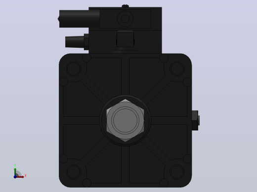 10A-5(V)系列带阀气缸(带三位阀型)[10A-5(V) (Ⅱ) SD 160 B 300 A 5]前视缩略图