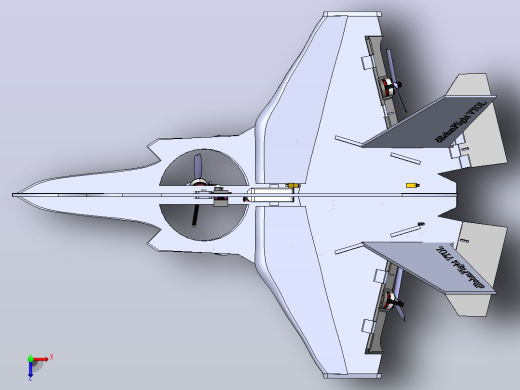 F-35垂直起落喷气式飞机俯视缩略图