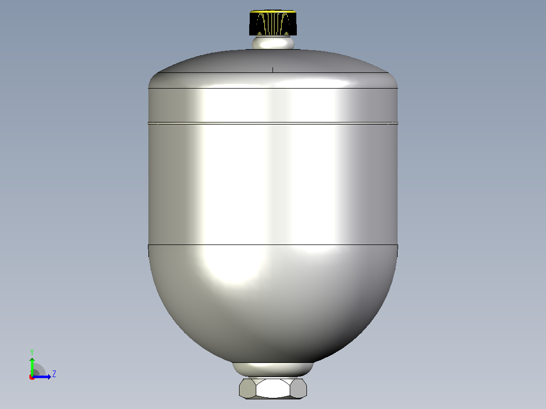 液压蓄能器AD280A25T9A1左视图