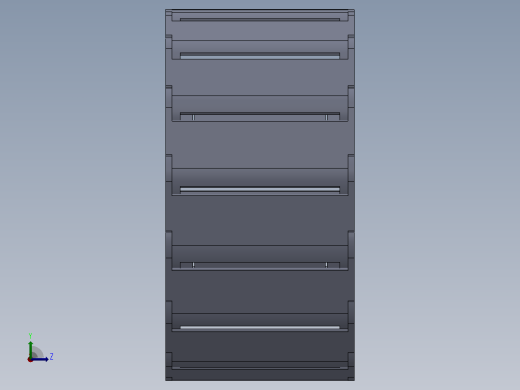 内高15内侧打开型TA半封闭式拖链[DSL15HTA-15-50-R48-20-A1]左视缩略图