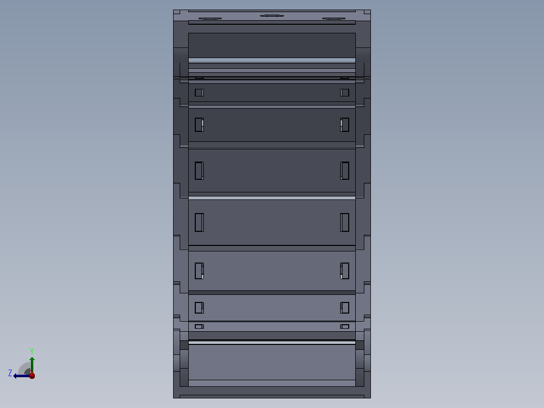 内高15内侧打开型TA半封闭式拖链[DSL15HTA-15-50-R48-20-A1]右视图