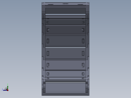 内高15内侧打开型TA半封闭式拖链[DSL15HTA-15-50-R48-20-A1]右视缩略图