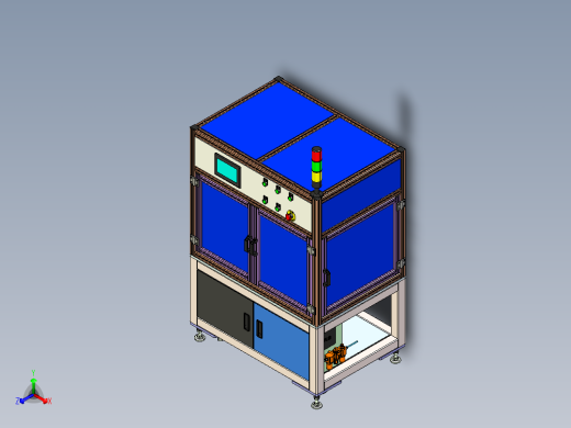 弯针自动包装机3D图纸H354 G261 非标自动化机械3D图纸设计正等轴测缩略图