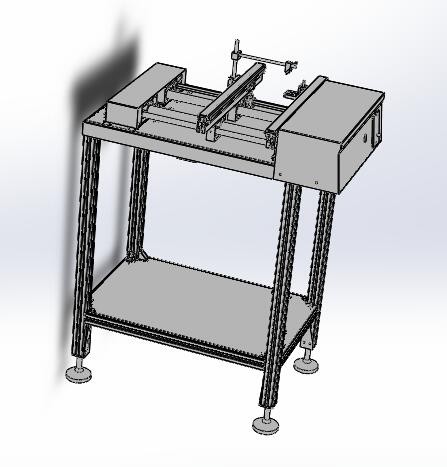 流水线ICT前接驳台完整模型3D模型