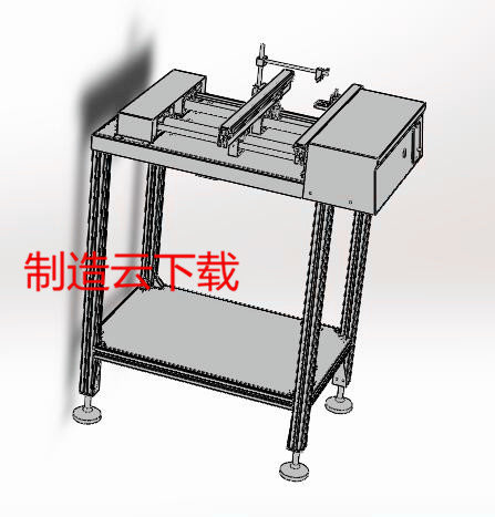 流水线ICT前接驳台完整模型3D模型缩略图