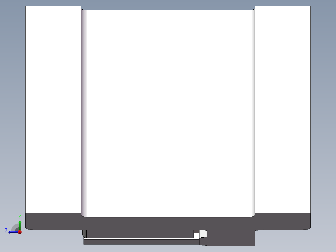 机床拨叉装配图右视图