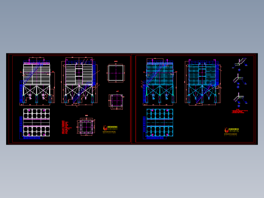 20万布袋除尘器总图两张