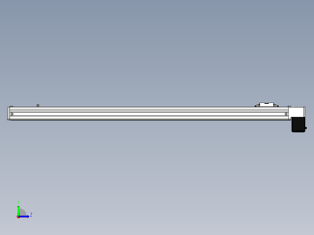 Toyo东佑达直线模组-ETB5-700-BM-A42M左视图