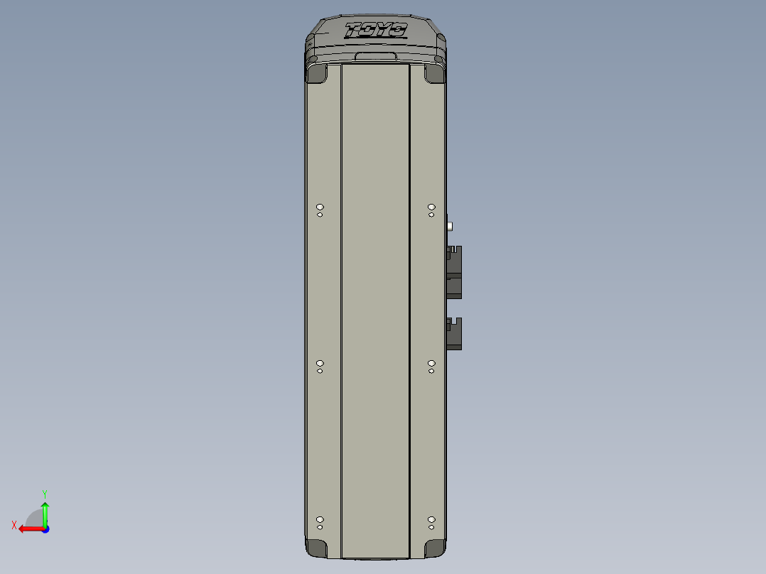 Toyo东佑达直线模组-ETH13-250-M+煞車后视图