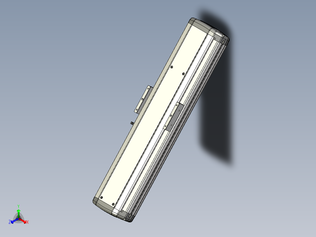 Toyo东佑达直线模组-ETH13-250-M+煞車正等轴测图