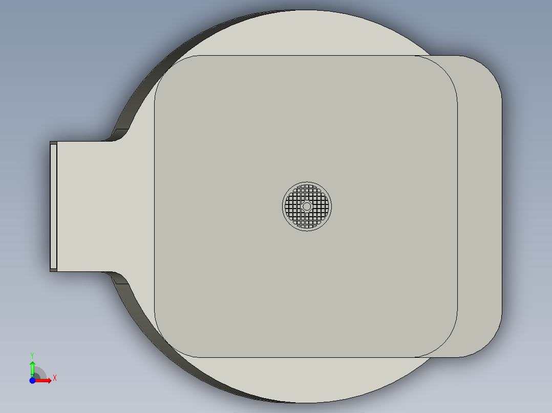 圆盘造粒机3d图纸辊轮式造粒机3d图立式圆盘造粒机三维3D模型前视图