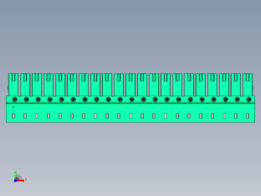 DEGSON 15EDG 系列 3.5mm 插拔式接线端子 FullPack-15EDGA-3.5-21P-14-00AH前视缩略图