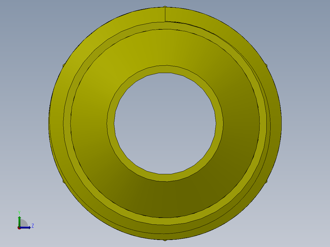 喇叭形 45D 半接头连接器-FLARE 45D 5-16 Tube OD-1-2-20 x 1-8 NPT.SLDPRT左视图