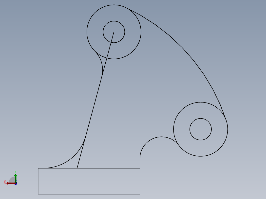 SW建模练习题-practice 17后视图