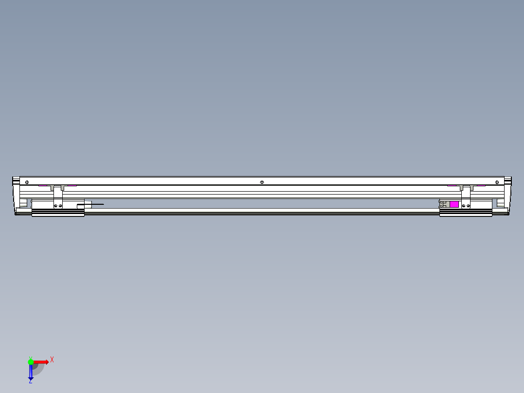 威洛博VL系列3d模型模组2VL14S1Y-S700俯视图