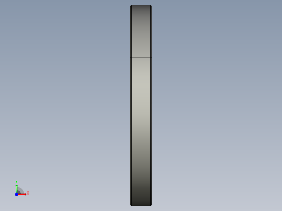 深沟球轴承61830前视图