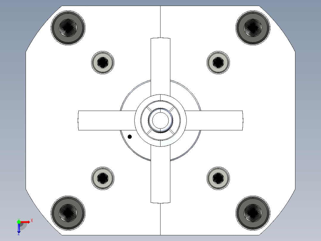 KOSMEKSWH2070-G多系列多零件图纸模型多系列多零件图纸模型俯视图