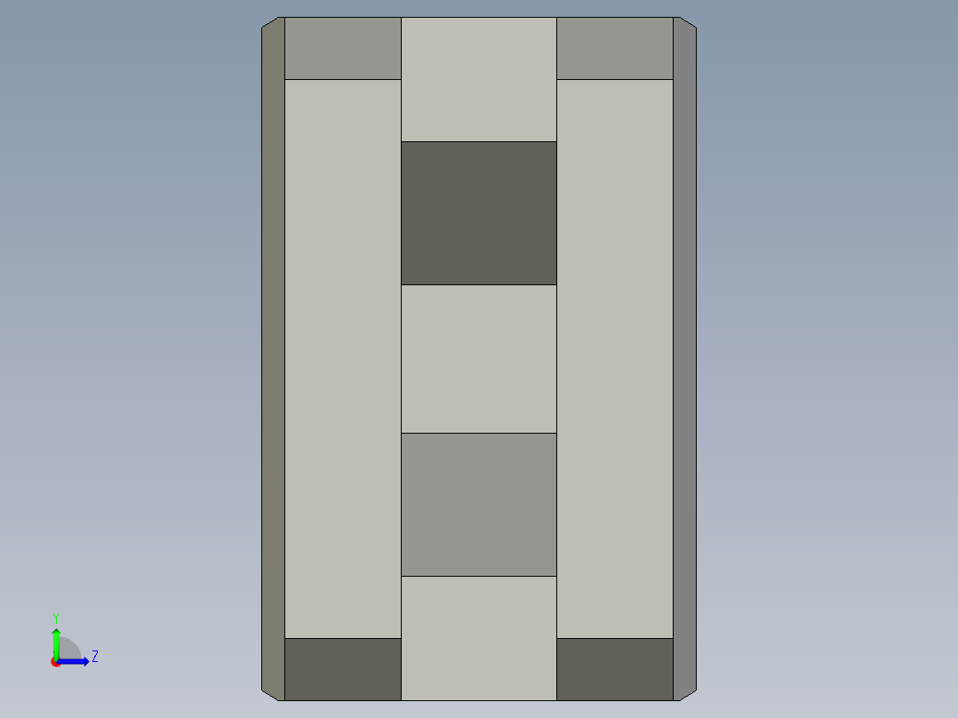 普通气爪PH05-20左视图