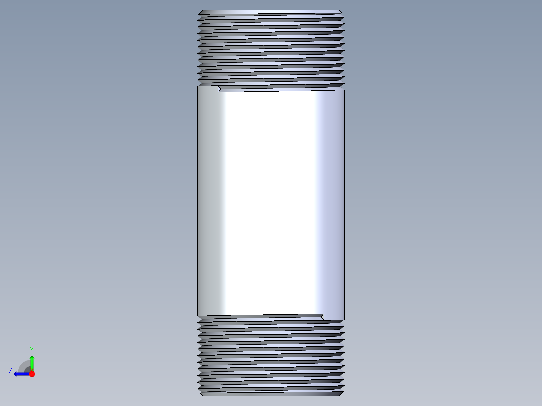 CPVC管件33-Sch80_Nipple_MPTxMPT_9861-217_1.5in x 5in右视图