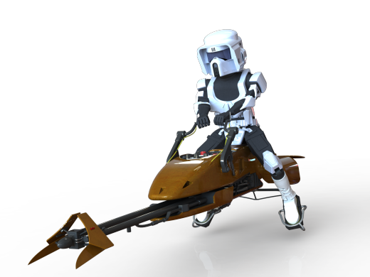 斯考特骑兵自行车星球大战缩略图
