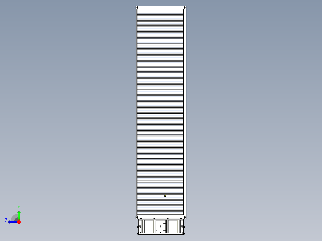 养鱼场集装箱 STEP FCStd右视图