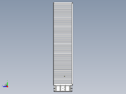 养鱼场集装箱 STEP FCStd右视缩略图