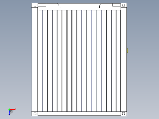 养鱼场集装箱 STEP FCStd俯视缩略图