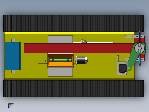 树苗种植机俯视缩略图