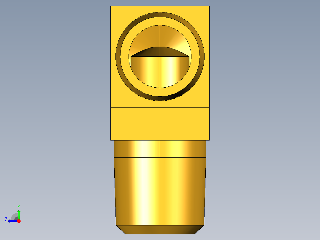 倒齿式工业管接头Hose Barb 90Deg Elbow to Male Pipe 129HB-8-4右视图