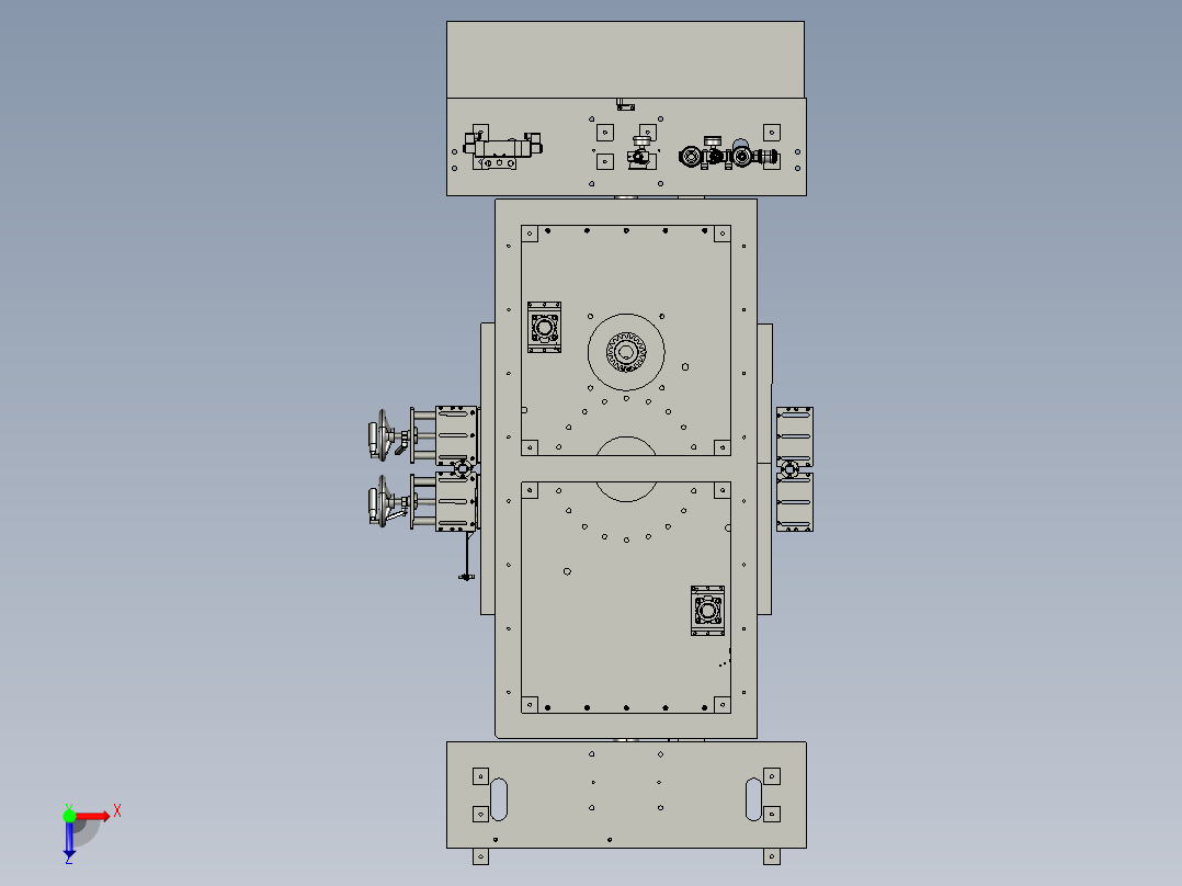 黑体仿室外测试机俯视图