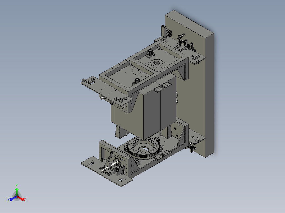 黑体仿室外测试机正等轴测图