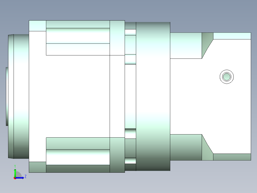 直齿孔PLX220-L2 35-114.3-200-M12.stp左视图