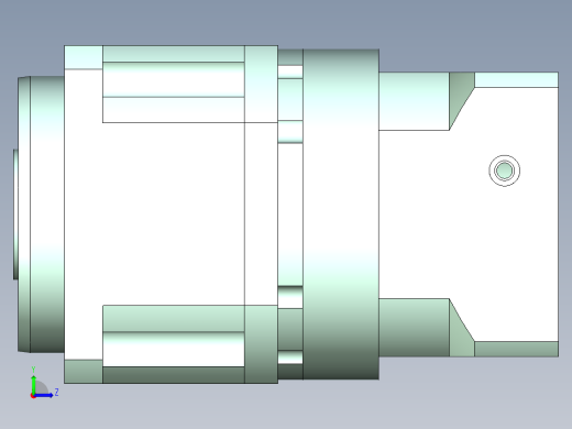 直齿孔PLX220-L2 35-114.3-200-M12.stp左视缩略图