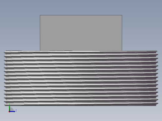 四角塞头 DN80左视缩略图