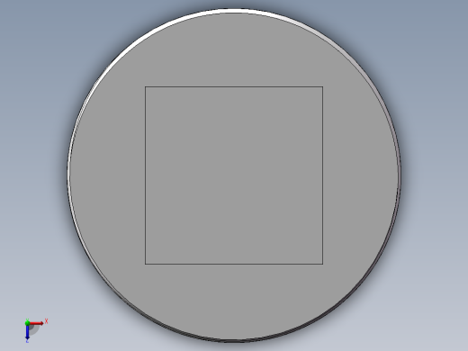 四角塞头 DN80俯视缩略图