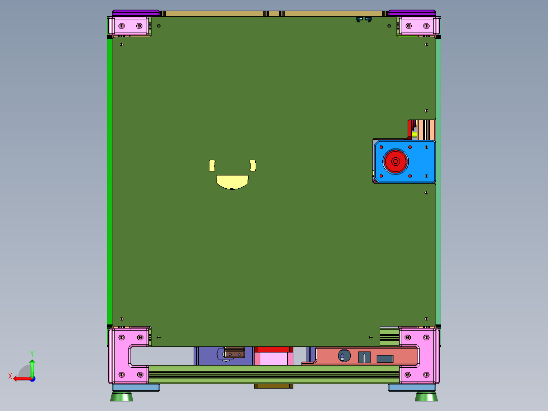 工业级精准三维立体Ultimaker2打印机后视图