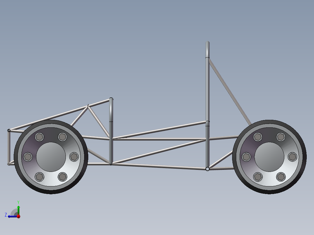 方程式车架模型