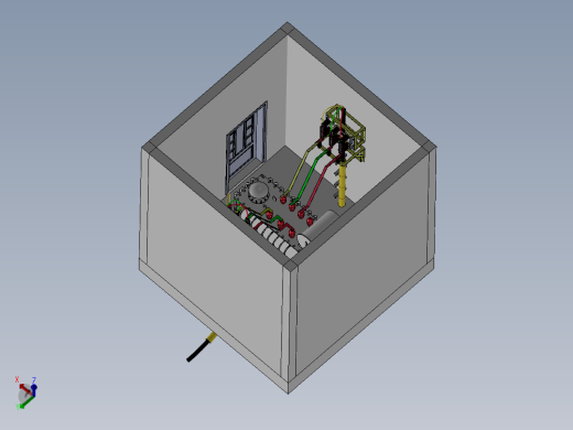 配电室主三维立体sw16可编辑