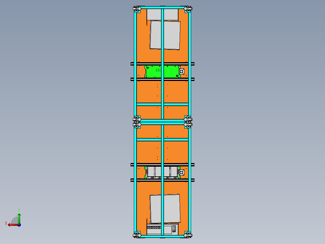 电路板自动检测生产设备sw17后视图
