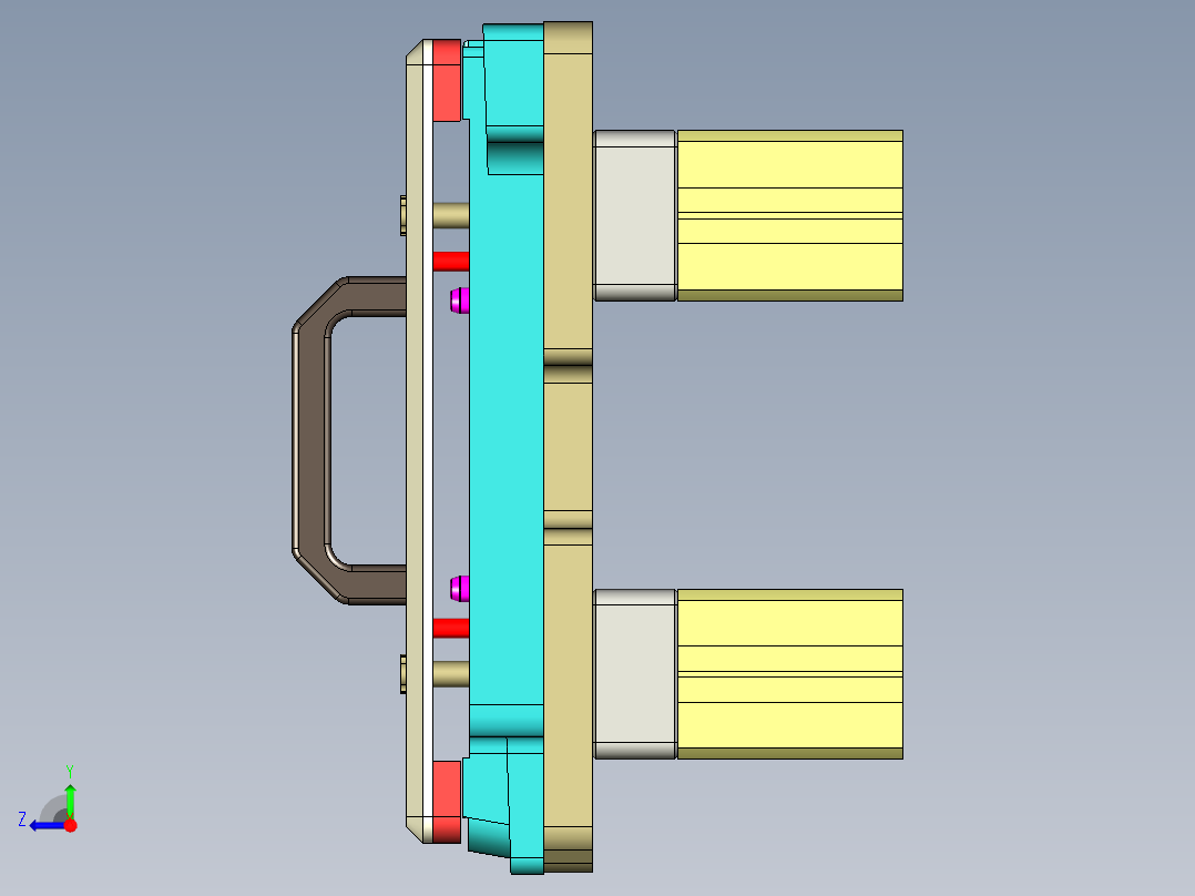 EDA50-笔记本CNC工装夹具三维模型CNC5-190329右视图