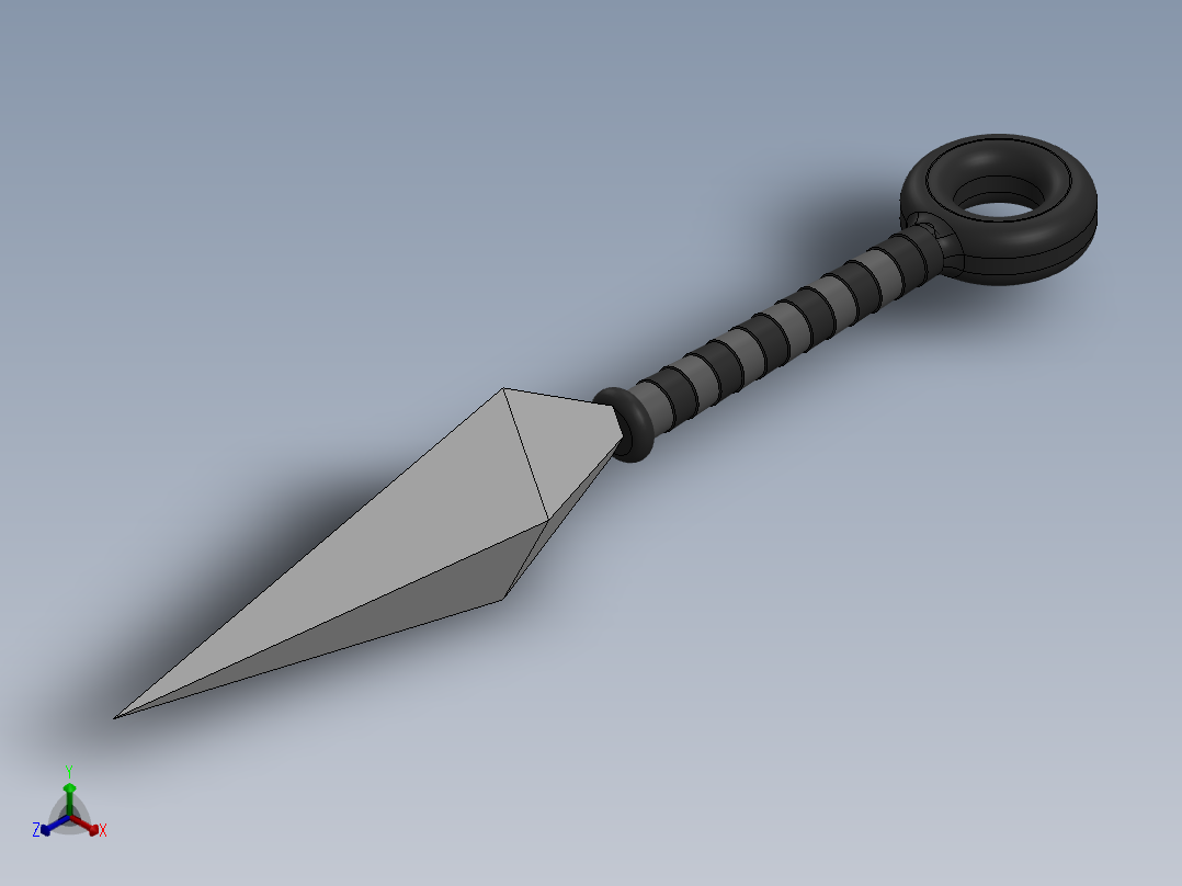 飞镖正等轴测图