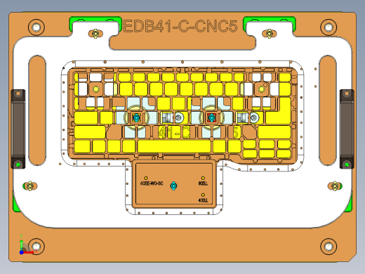 EDB41-C笔记本CNC工装夹具三维模型-CNC5-191113前视缩略图