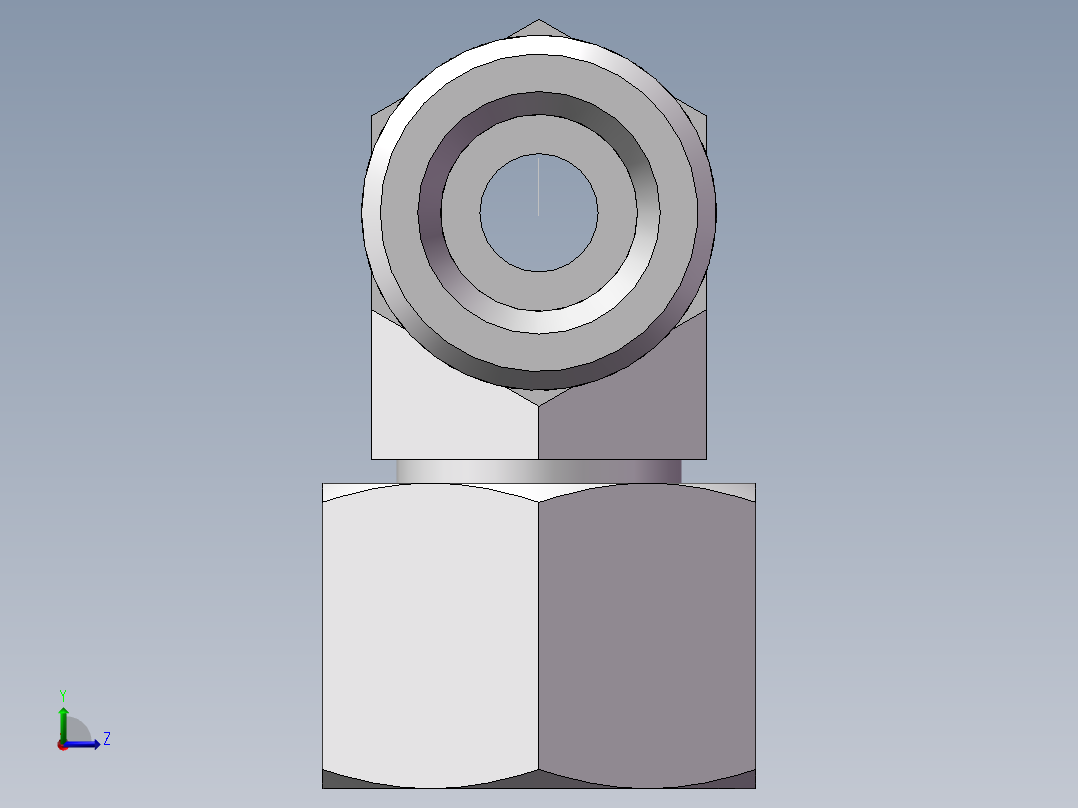 BC+BD 三通组合接头、BD-18左视图