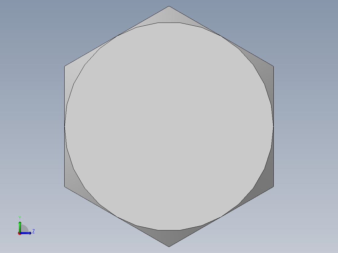 六角头螺栓C级M20×80左视图