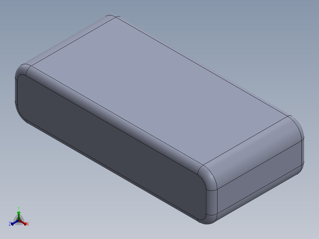 无人机电池正等轴测图