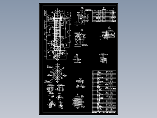脱水放空冷凝器